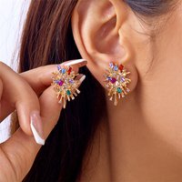 RINHOO FRIENDSHIP Stud Earrings Rhinestones Beauty Lab