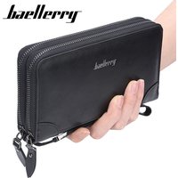 Wallet Men/Fashion New Vintage Long Clutch/Double Zipper Coin Purse