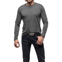 Men's clothing Men's long sleeve men's new solid color crew neck long sleeve T-shirt