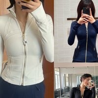 Clothing Style Label Stand Collar Short Coat Sports Yoga Wear Slim Fit Sports Jacket
