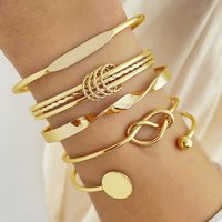European American Cross Border Creative Simple Elegant Twisted Hip Hop Style Knotted Niche Bracelet