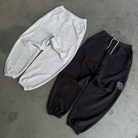 Elastic Rope Sweatpants Casual Trousers High Street Hip Hop Rap Street Wear Y2k