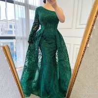 Clothing Beaded Light Luxury Off Shoulder Dress Slim Fishtail Dress
