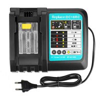Battery Charger For Makita 14.4V 18V battery BL1830 Bl1430 DC18RC DC18RA EU Plug 3A 1A charger