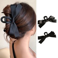 Zhuoxinder Women Hair Claw Bow-knot Strong Grip  Elastic Spring with Teeth Hair Decoration Hollow Out Large Barrette Lady Hair Pin Hair Accessories