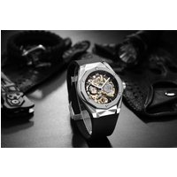 Automatic Nical Hollow Rose Gold Tape Men's Watch