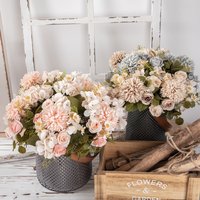 Simulated Flower Autumn Chamomile Bouquet INS Style Manufacturer Home Decoration Cross border Wedding Wholesale Fake Flowers MW66792