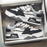 Men's Platform Sneakers – Trendy Casual Shoes (Non-Slip & Height Increase)
