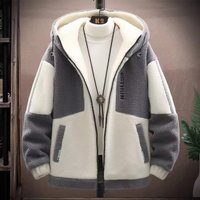 2023 Lamb Fleece Clothing Autumn Winter. Loose Cotton Thickened Jacket Weighing 200 Pounds Can