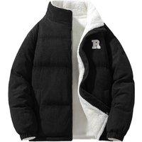 Clothing Winter Imitation Lambskin Jacket Double Sided Stand Collar Fashion Brand Cotton Clothes Warm Thick Cotton Clothes
