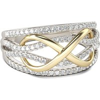 Fashion Accessories Women’s Gold-Plated Color-Blocked Wedding Ring