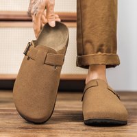 Comfortable Non Slip Closed Toe Slippers plus Roman Sandals Couples Cork Slippers Trendy Lazy Shoes Wholesale