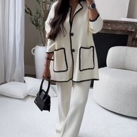 Women's Clothing fashionable patchwork patch bag suit new products for autumn and winter