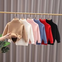 Mink Fur Coat Fleece Base Coat Turtleneck Pullover Warm
