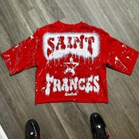 Y2k Style Fashion T Shirt Harajuku Street Trend Pattern Printing Casual Loose Round Neck Sweatshirt