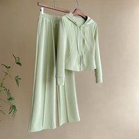 Clothing Stylish Sportswear Set Hooded Sweatshirt & Straight Leg Pants Outfit Casual Comfortable Two Piece Set Daily Wear