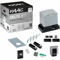 Kit Automazione Cancello Scorrevole DELTA 3 230v 900kg -Garanzia Italia- FAAC - 105630445