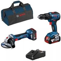 Kit 10V GSB + GWS + 2 Batterie GBA 4.0AH + Caricabatterie Gal + Borsa Portautensili Professional BOSCH - 0615990M4A