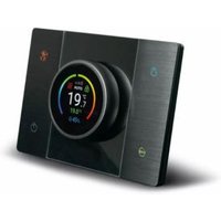 Cronotermostato Smart Connesso T44 Con Rilevazione Umidità Ambiente Alluminio Antracite Satinato AVE - 445CRTANS-W