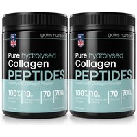 Gains Nutrition Enjoy 15% Off Bovine Collagen Peptides Powder 700g Duo