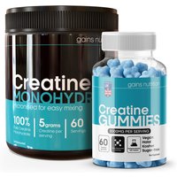Creatine Duo Bundle - 300g Tub + Gummies