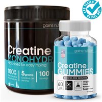 Creatine Duo Bundle - 500g Tub + Gummies