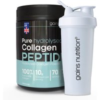 Bovine Collagen Peptides Powder | 700g | + 600ml Shaker White