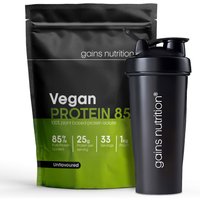 Vegan Protein 85 | 1KG | + 600ml Shaker Black