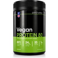 Gains Nutrition Deal Enjoy 25% Off Vegan Protein 80 1KG Tub