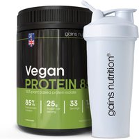 Vegan Protein 85 | 1KG Tub | + 600ml Shaker White