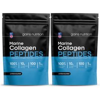 Marine Collagen Peptides Powder | 1KG | Unflavoured | 2 Pack Bundle