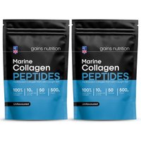 Marine Collagen Peptides Powder | 500g | Unflavoured | 2 Pack Bundle