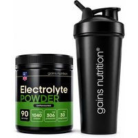 Electrolyte Powder | 90 Servings + 600ml Shaker Black