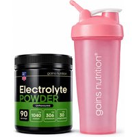Electrolyte Powder | 90 Servings + 600ml Shaker Pink