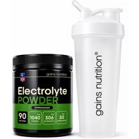 Electrolyte Powder | 90 Servings + 600ml Shaker White