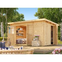 Fjordholz Pultdach Gartenhaus Modell Ezra 3L Fjordholz Pultdach Gartenhaus Modell Ezra 3L