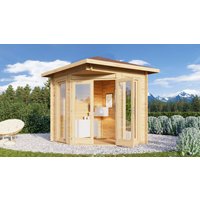 Fjordholz Gartenhütte Modell Nina 28 D 5x3m Fjordholz Gartenhütte Modell Nina 28 D 5x3m