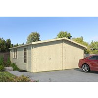 26 % reduziert: Fjordholz Doppel Holzgarage Modell Zeeland 44 26 % reduziert: Fjordholz Doppel Holzgarage Modell Zeeland 44