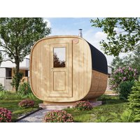Fjordholz Fass-Sauna Modell Quadro 300 cm 2-Raum (RABATT 26%) Rabatt: 26 % Fjordholz Fass-Sauna Modell Quadro 300 cm 2-Raum (RABATT 26%) Rabatt: 26 %