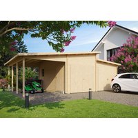 Fjordholz Holzgarage Modell Mölln 44 Fjordholz Holzgarage Modell Mölln 44