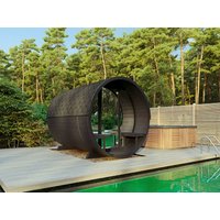 Fjordholz Fass-Sauna Modell Black Series 280 Fjordholz Fass-Sauna Modell Black Series 280