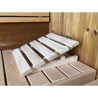 Fjordholz Sauna Kopfstütze höhenverstellbar Premiu Fjordholz Sauna Kopfstütze höhenverstellbar Premiu