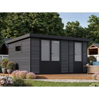 WPC Gartenhaus Modell Style DeLuxe 2-Raum 12,24 m² Rabatt: 26 % WPC Gartenhaus Modell Style DeLuxe 2-Raum 12,24 m² Rabatt: 26 %