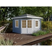 Fjordholz 5-Eck Gartenhütte Modell Evelyn 3A 3x3m Fjordholz 5-Eck Gartenhütte Modell Evelyn 3A 3x3m