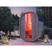 Fjordholz Fass-Kombisauna Modell Luxe Micro Kombi (RABATT 30%) Rabatt: 30 % Fjordholz Fass-Kombisauna Modell Luxe Micro Kombi (RABATT 30%) Rabatt: 30 %