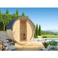 Fjordholz Fass-Sauna Modell Mini 100 Fjordholz Fass-Sauna Modell Mini 100