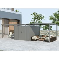 27% reduziert – Metall Gerätehaus Modell Style 7,56 m² Spar-Set-3 27% reduziert – Metall Gerätehaus Modell Style 7,56 m² Spar-Set-3