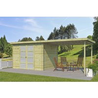 Gerätehaus Modell Umea 7,38 m² + 300 cm Anbau Rabatt: 26 % Gerätehaus Modell Umea 7,38 m² + 300 cm Anbau Rabatt: 26 %