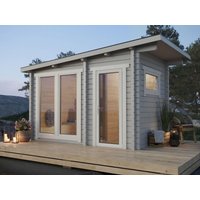 Fjordholz Saunahaus Modell Higi XL 45 Fjordholz Saunahaus Modell Higi XL 45