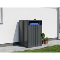 39% reduziert – StarLine 1er Mülltonnenbox Modell Cubi Metall 240 39% reduziert – StarLine 1er Mülltonnenbox Modell Cubi Metall 240